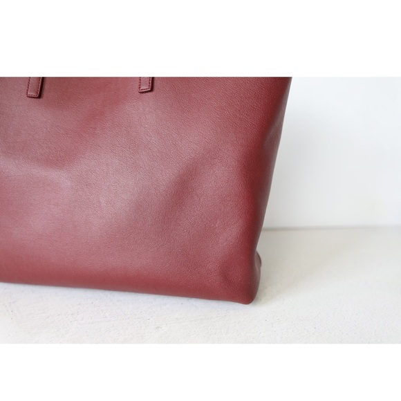 Saint Laurent Large Shopping Tote, Red - Picture 5 of 16